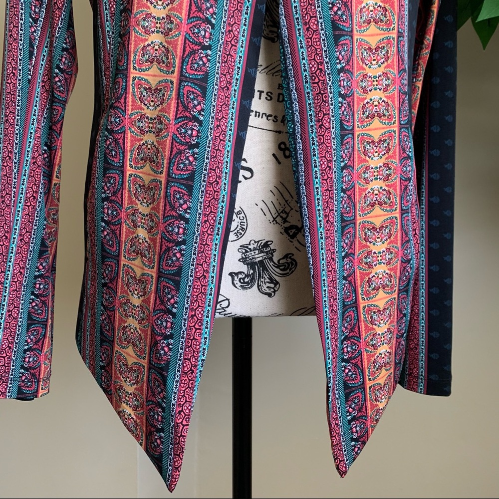 Bcbgeneration Satin Festive Printed Asymmetrical … - image 4